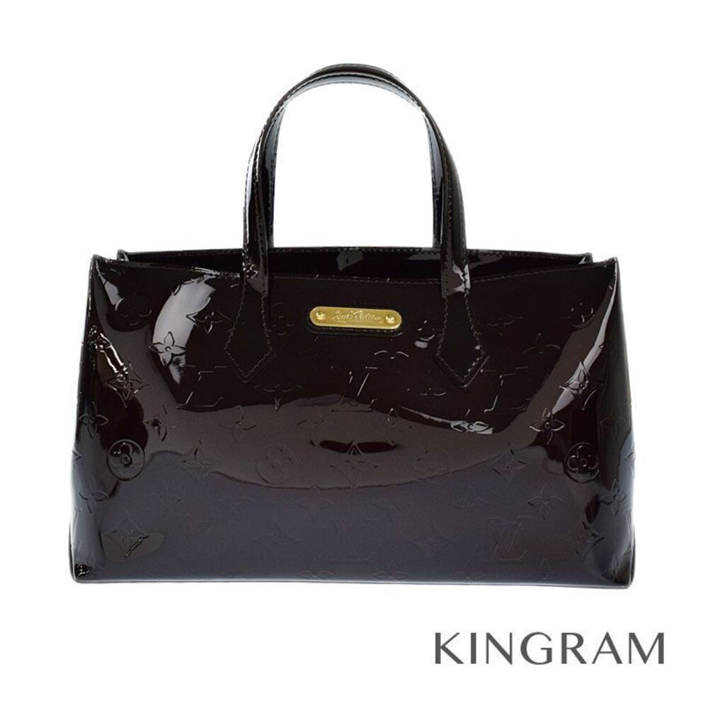 Louis Vuitton Vernis Wilshire Amarante Purple Enamel Tote Bag by omju